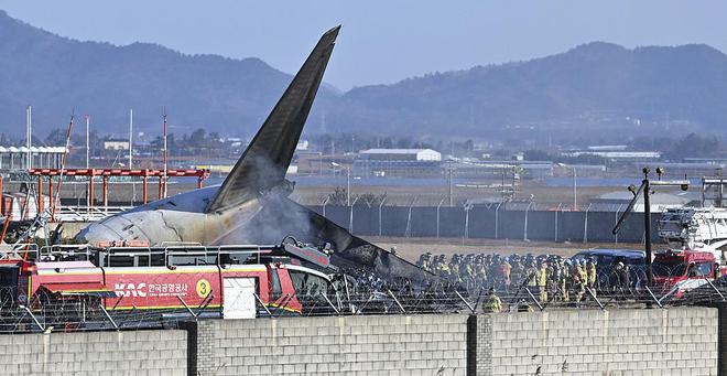 韓國客機起火已致58人死亡